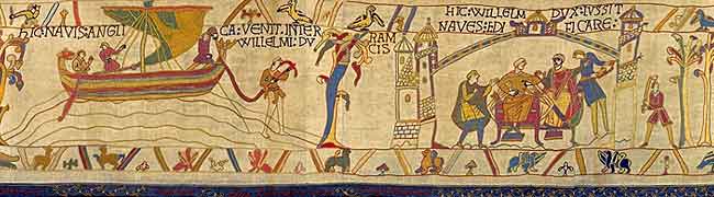 Planning The Invasion scene 1 - Bayeux Tapestry